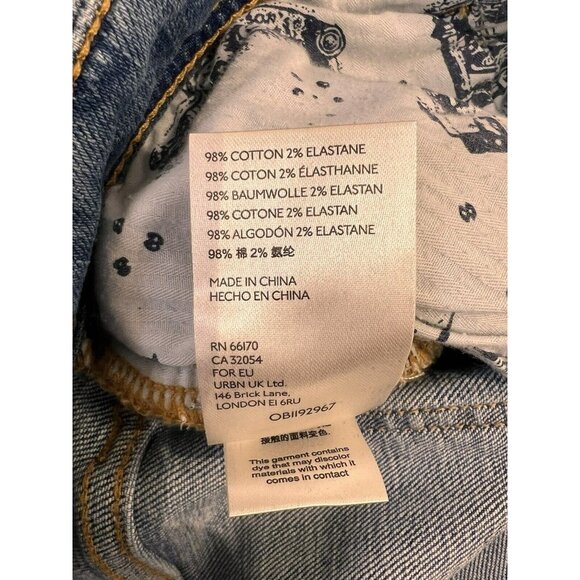 Anthropologie Pilcro And The Letterpress Slim Boyfriend Denim Jeans size 26” P - Picture 12 of 13